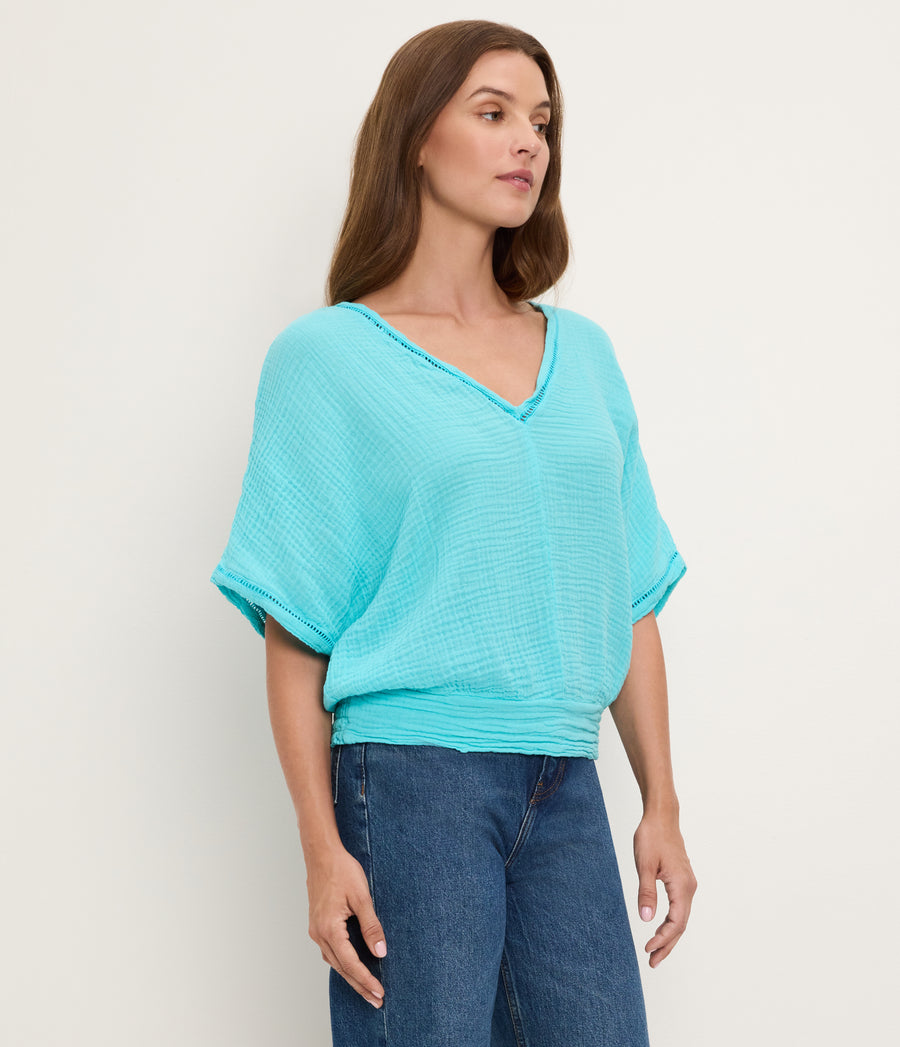 Imani Dolman Sleeve Top ARUBA / XL #ARUBA