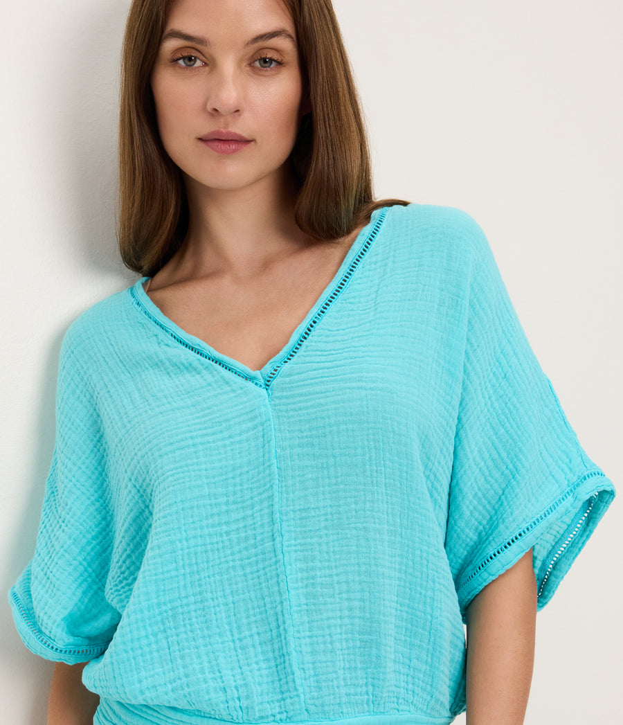 Imani Dolman Sleeve Top ARUBA / XL #ARUBA