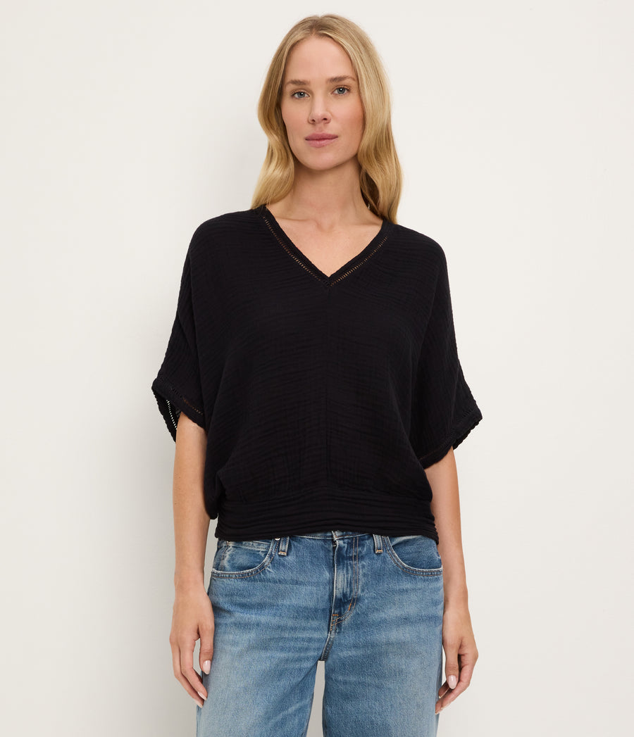 Imani Dolman Sleeve Top BLACK / XL #BLACK