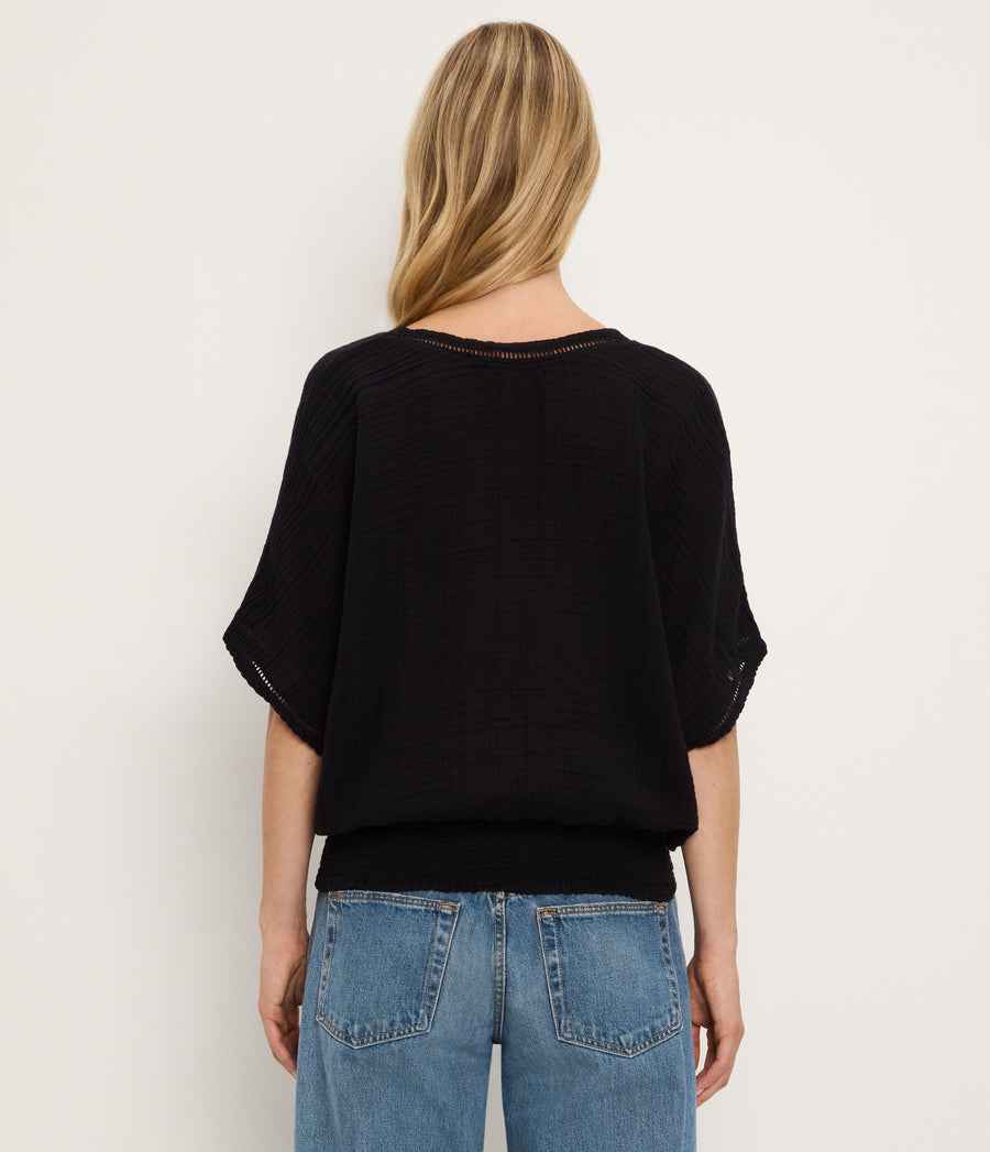 Imani Dolman Sleeve Top BLACK / XL #BLACK