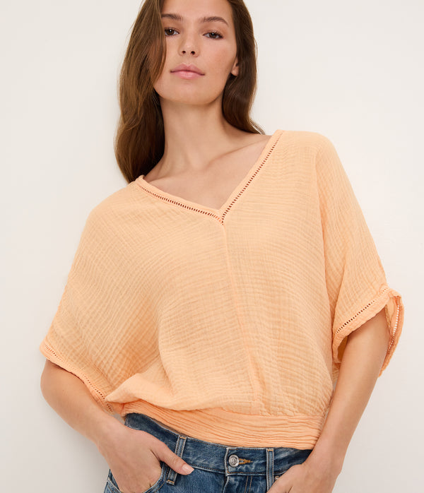 Imani Dolman Sleeve Top TANGERINE / XL #TANGERINE