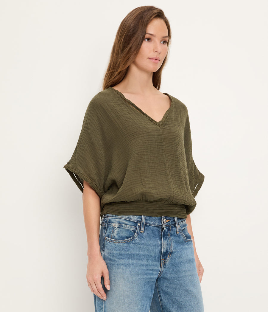 Imani Dolman Sleeve Top TOPIARY / XL #TOPIARY