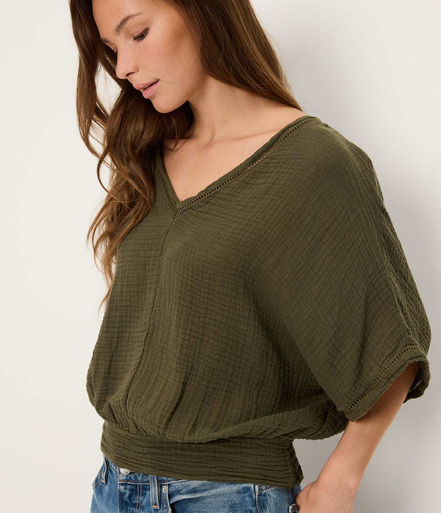 Imani Dolman Sleeve Top TOPIARY / XL #TOPIARY