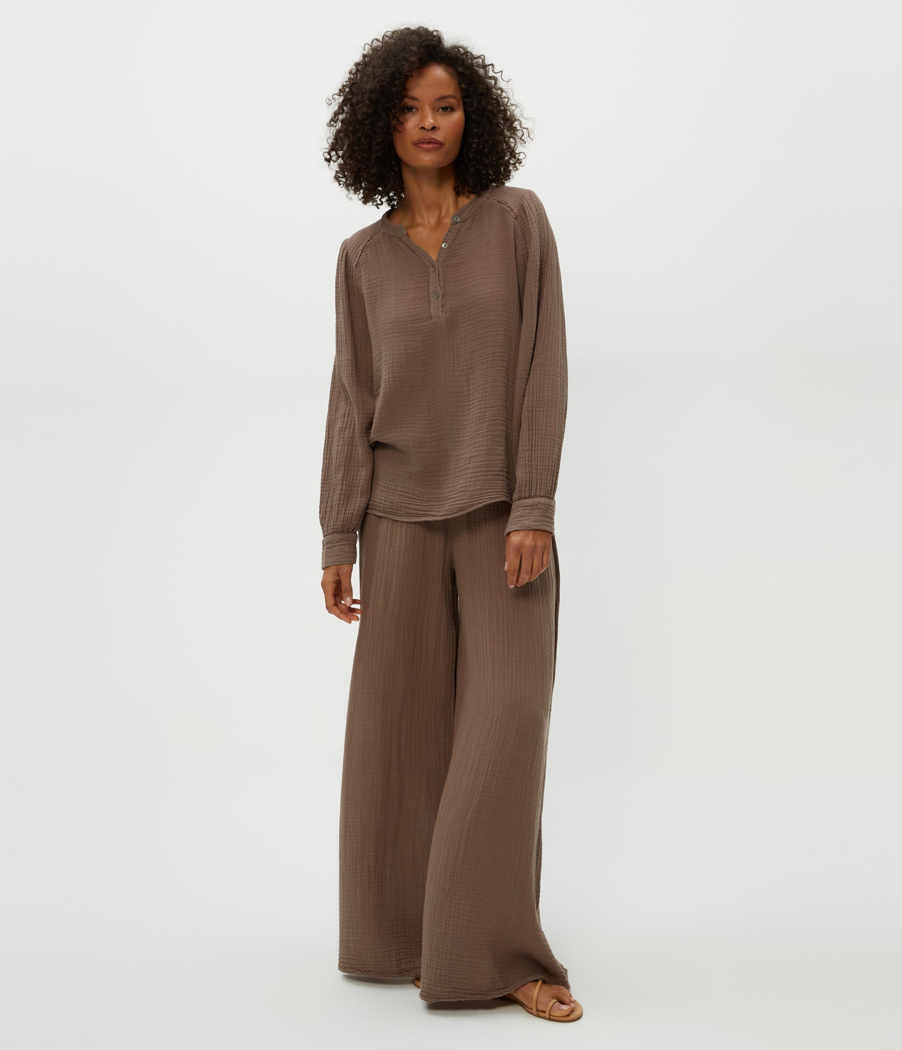 michael stars peasant top