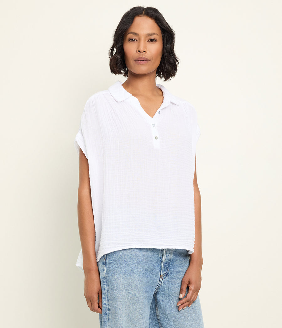  Avalon Top in White Side View #WHITE