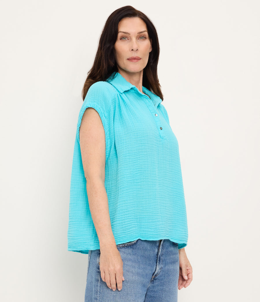Avalon Gauze Top ARUBA / XL #ARUBA