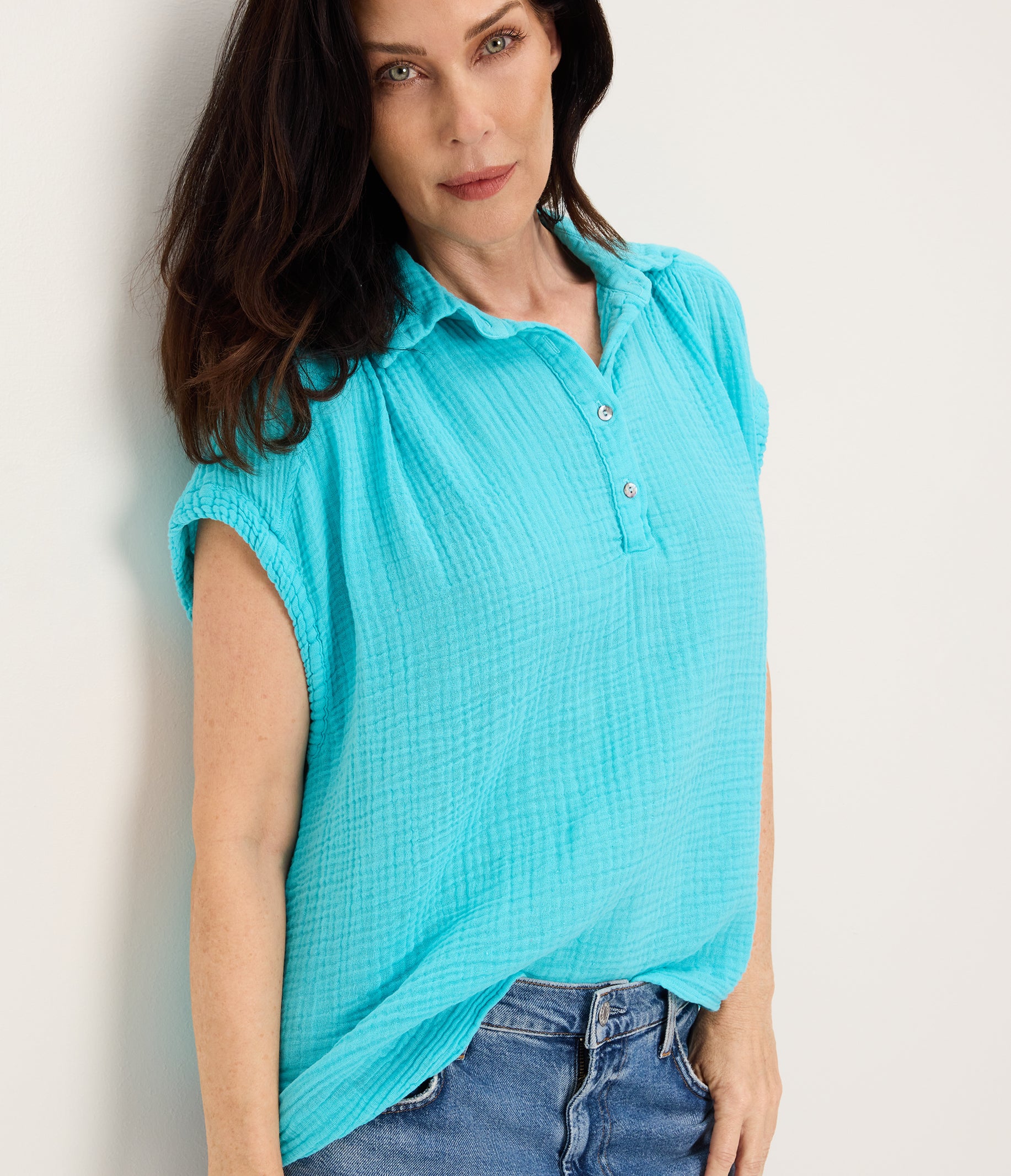 Avalon Gauze Top