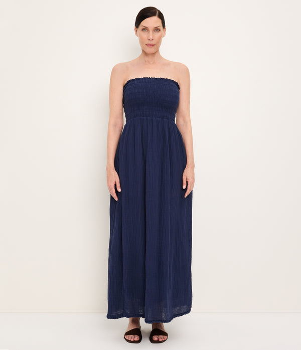 Bahia Smocked Dress NOCTURNAL / XL #NOCTURNAL