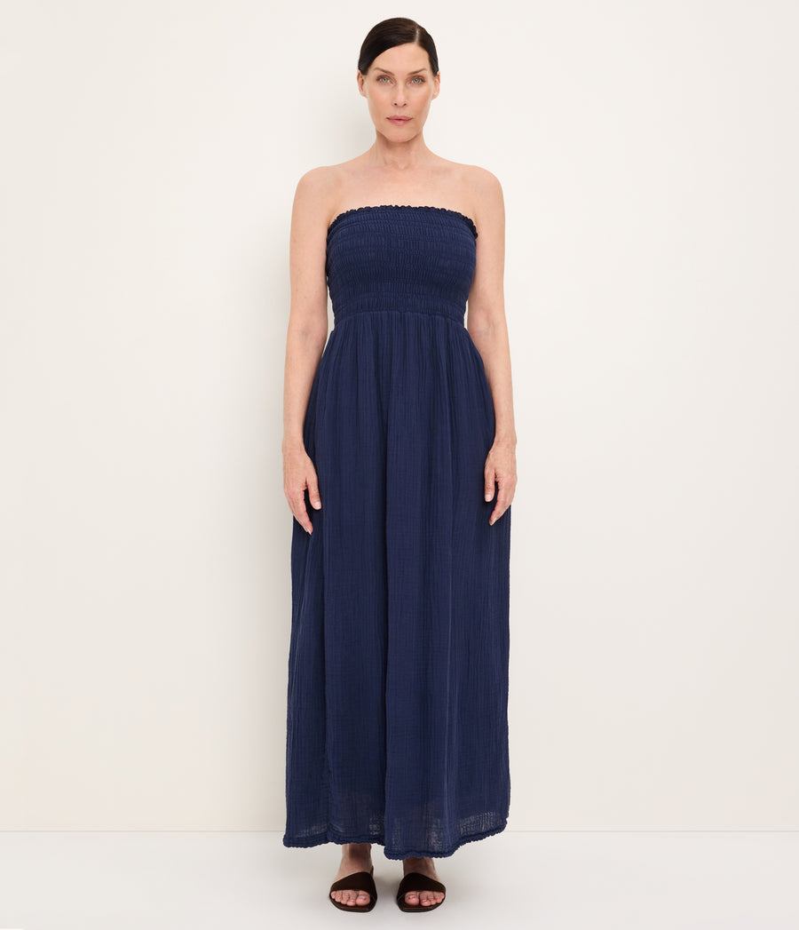 Bahia Smocked Dress NOCTURNAL / XL #NOCTURNAL