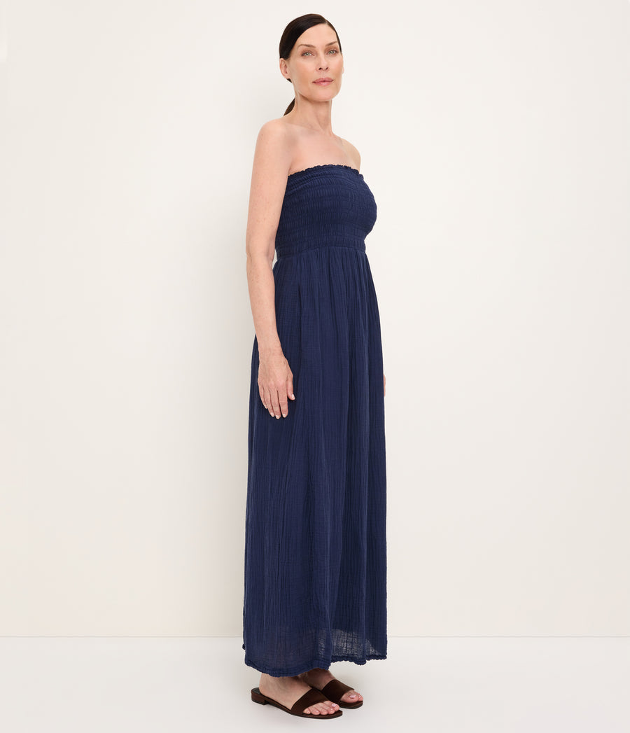 Bahia Smocked Dress NOCTURNAL / XL #NOCTURNAL