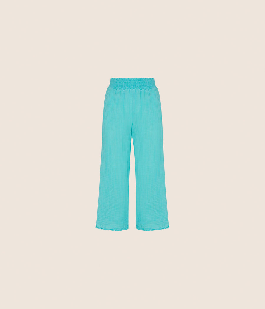 Medina Cropped Gauze Pant