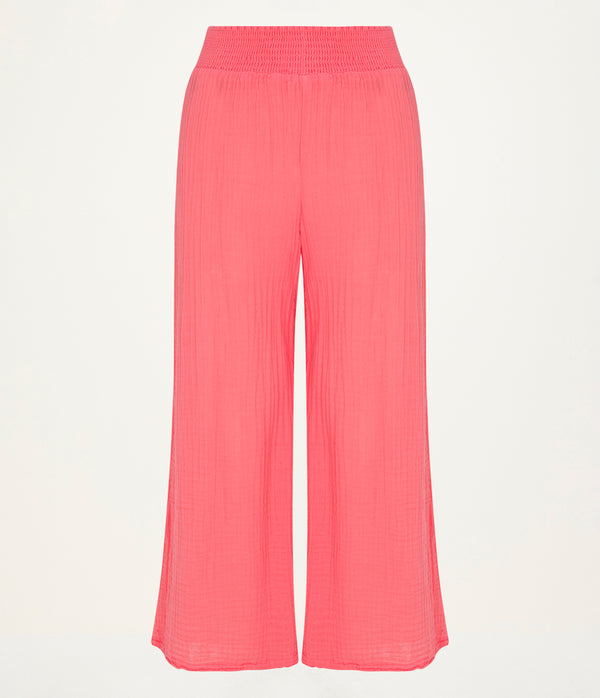Medina Cropped Gauze Pant