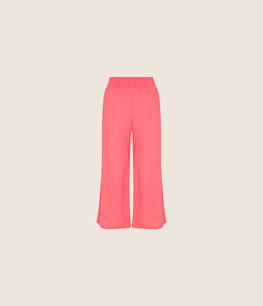 Medina Cropped Gauze Pant