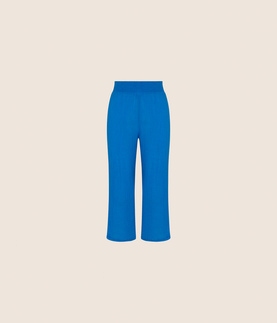 Medina Cropped Gauze Pant