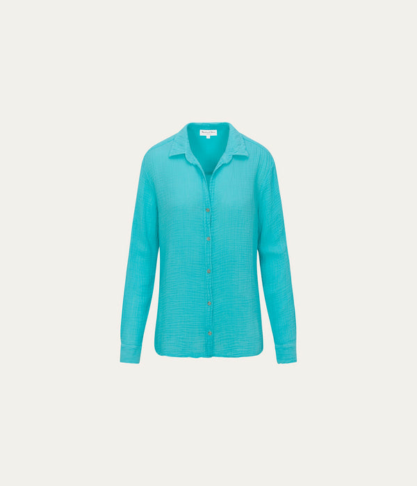 Leo Gauze Button Down Shirt
