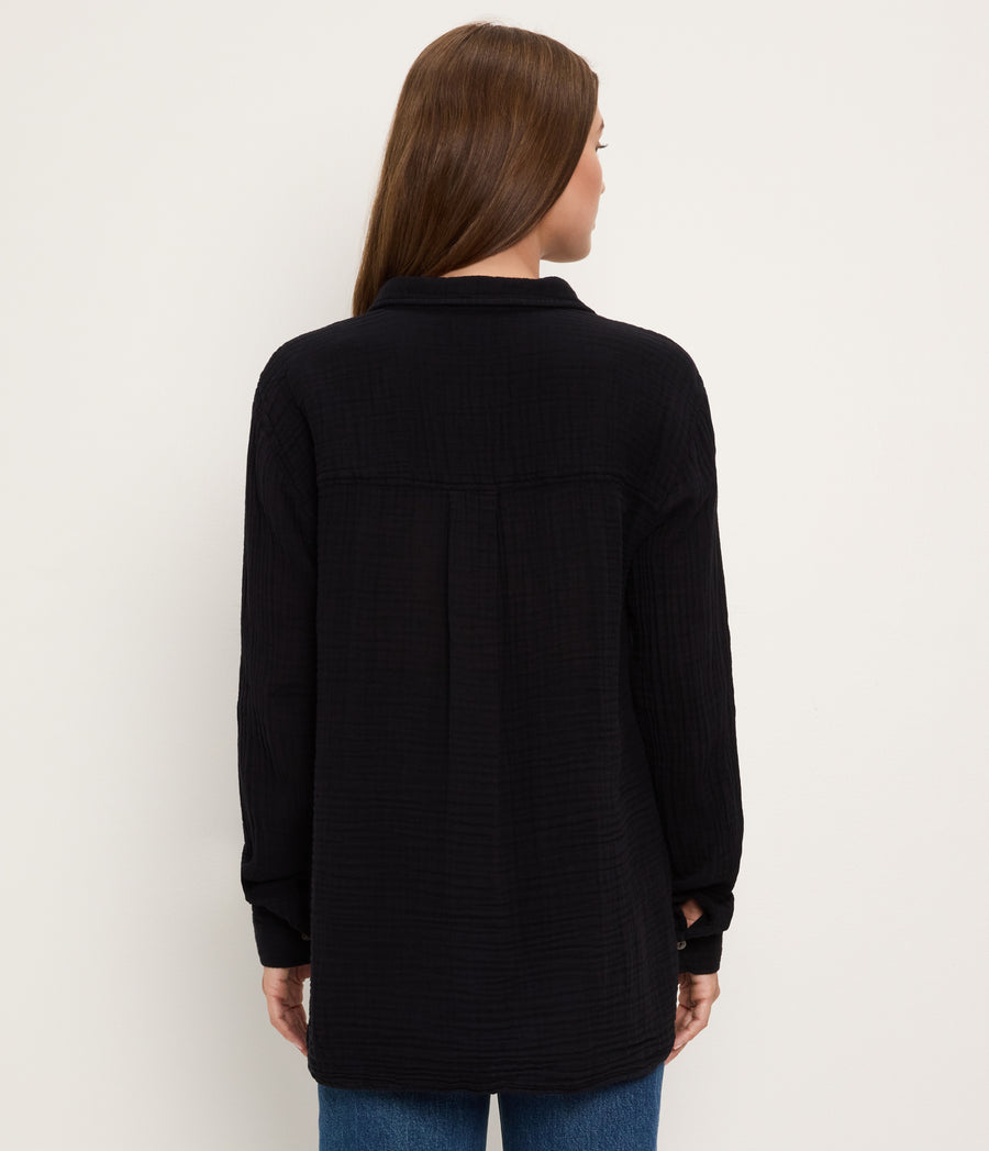 Leo Gauze Button Down Shirt