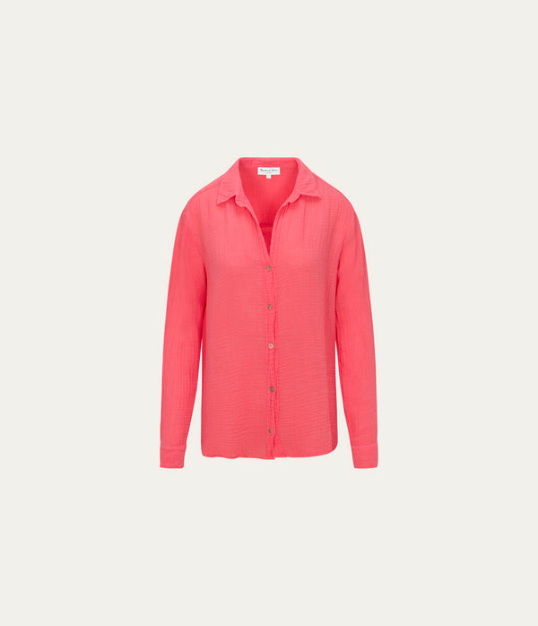 Leo Gauze Button Down Shirt