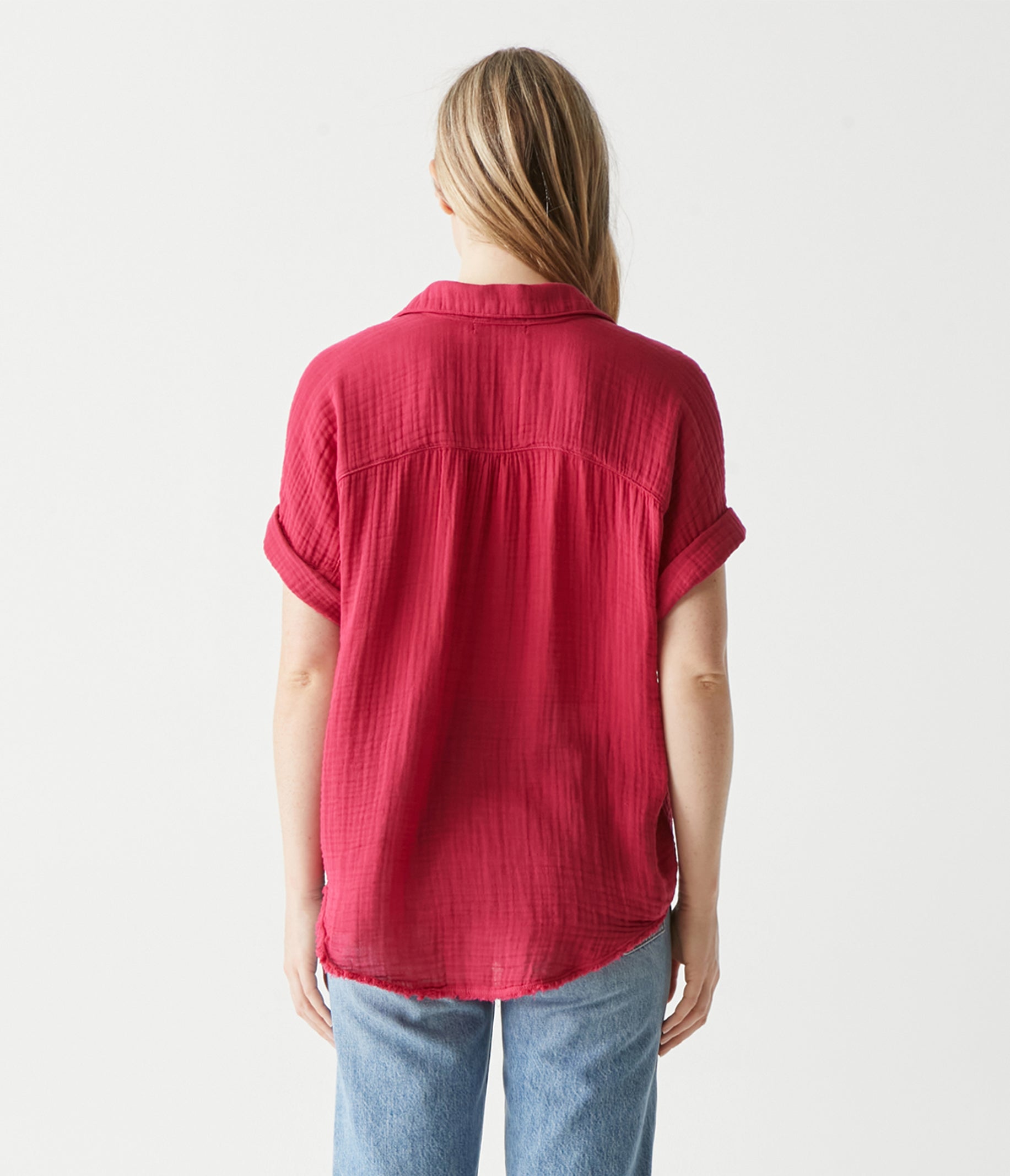 Bailey Gauze Button Down Shirt