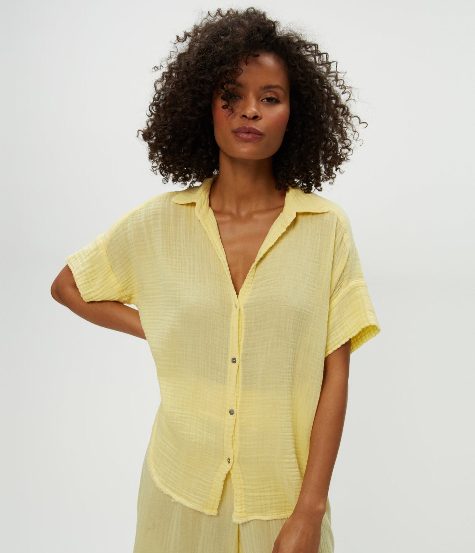 Bailey Gauze Button Down Shirt