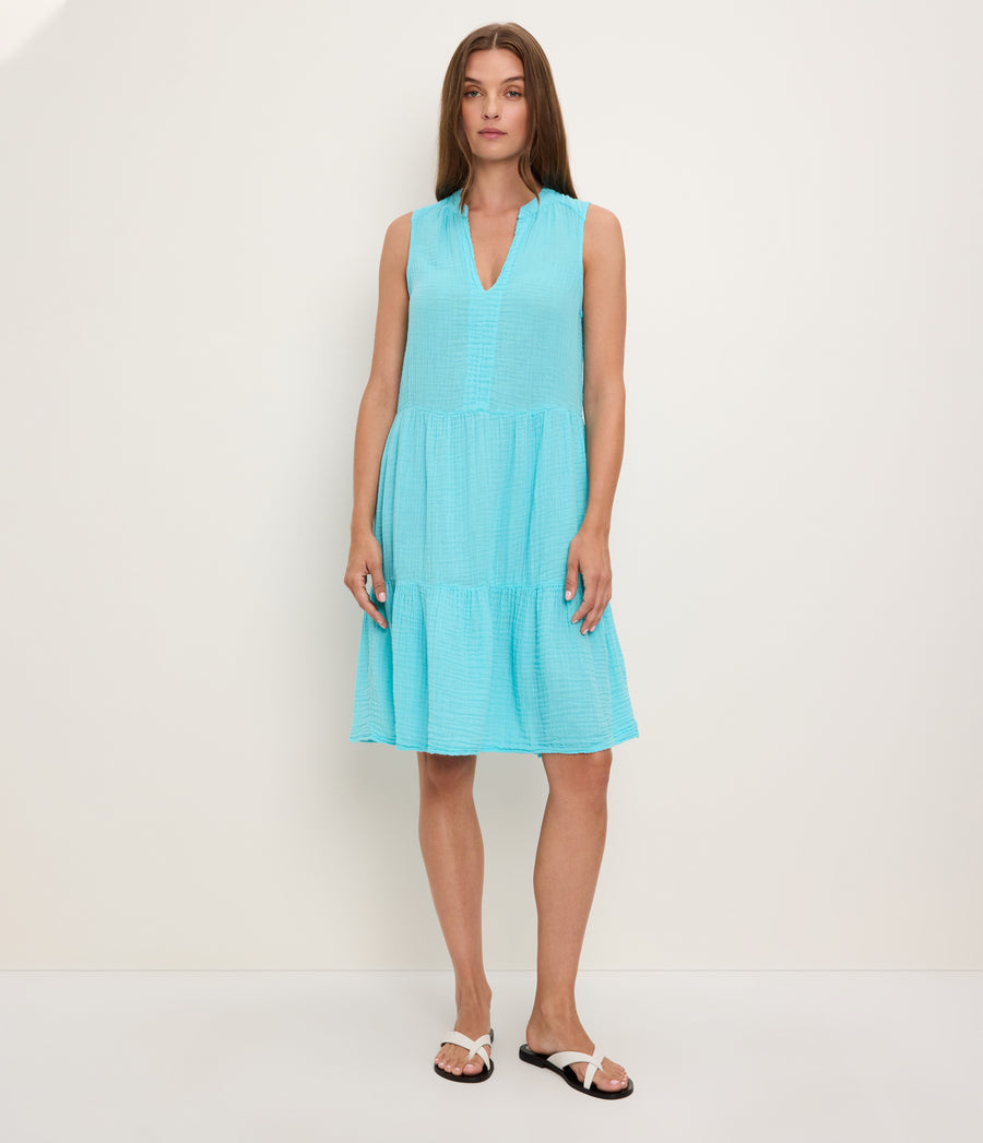 Women's Daisy Gauze Dress - French Rose - Size L