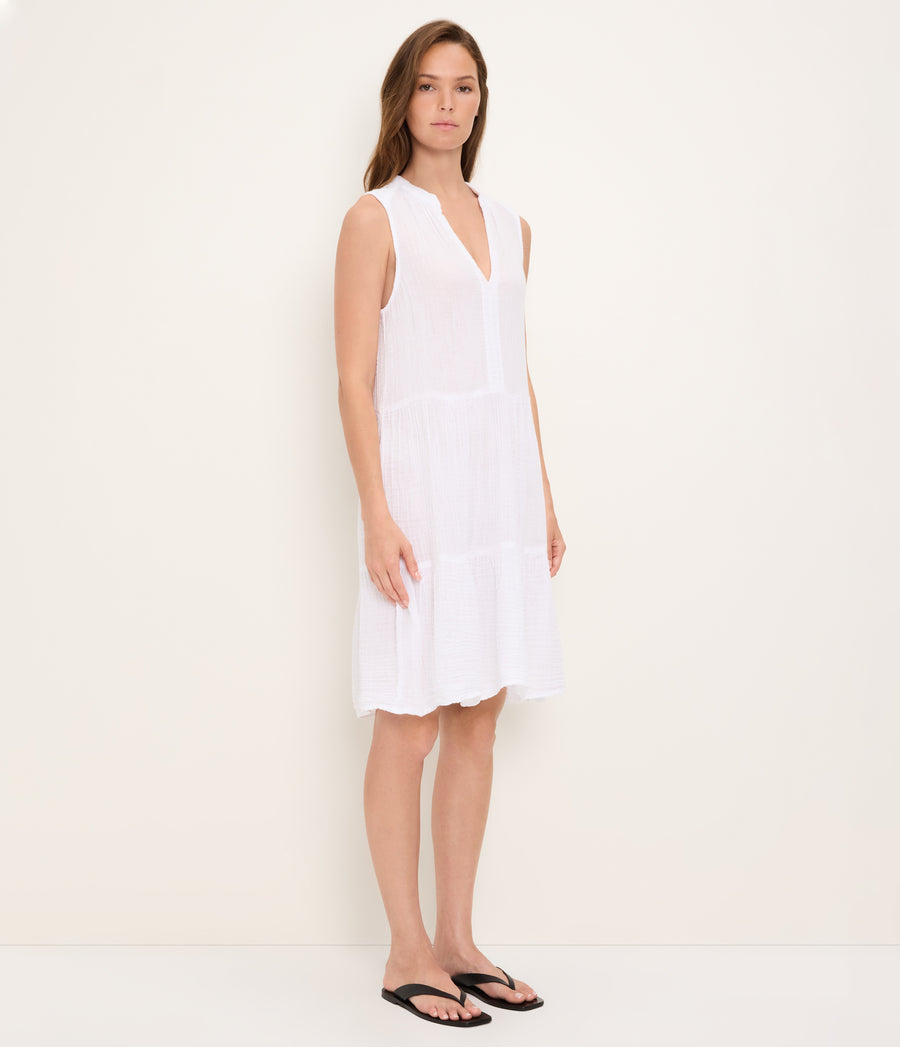 Women's Daisy Gauze Dress - French Rose - Size L