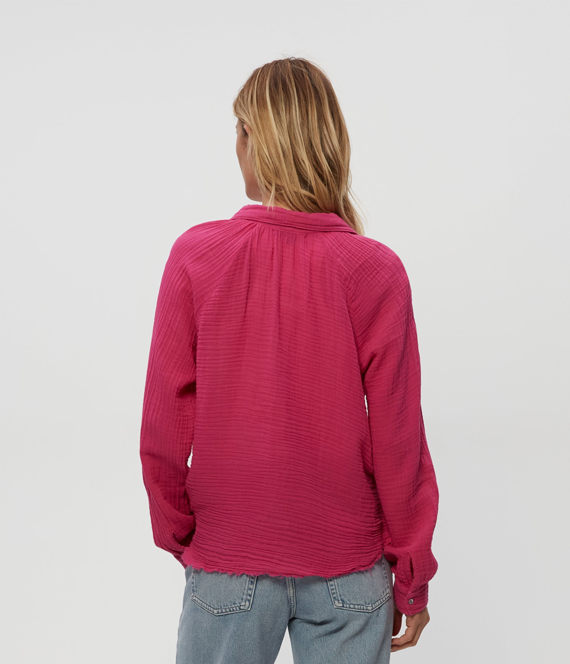 Toni Gauze Button Down Shirt