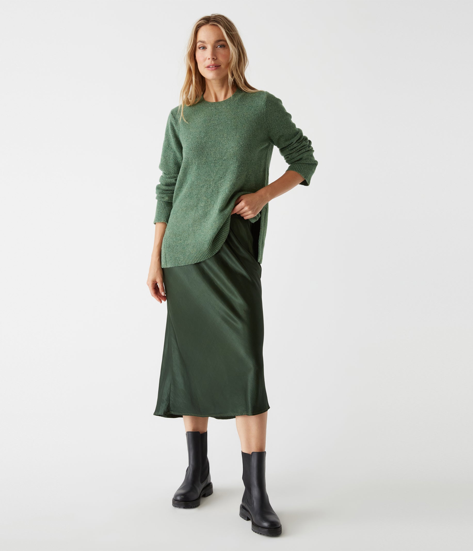 スカート LENINA MICHAEL slit midi skirt MUSINSA | LENINA MICHAEL slit midi skirt