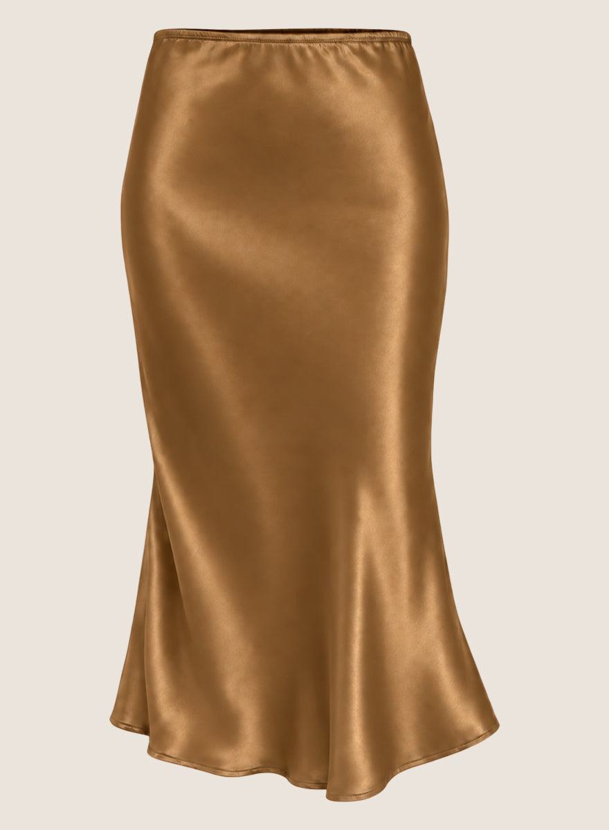 Leila Bias Midi Skirt