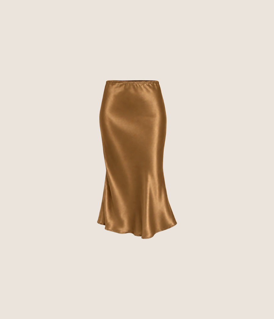 Leila Bias Midi Skirt