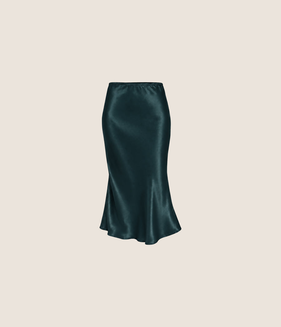 Leila Bias Midi Skirt