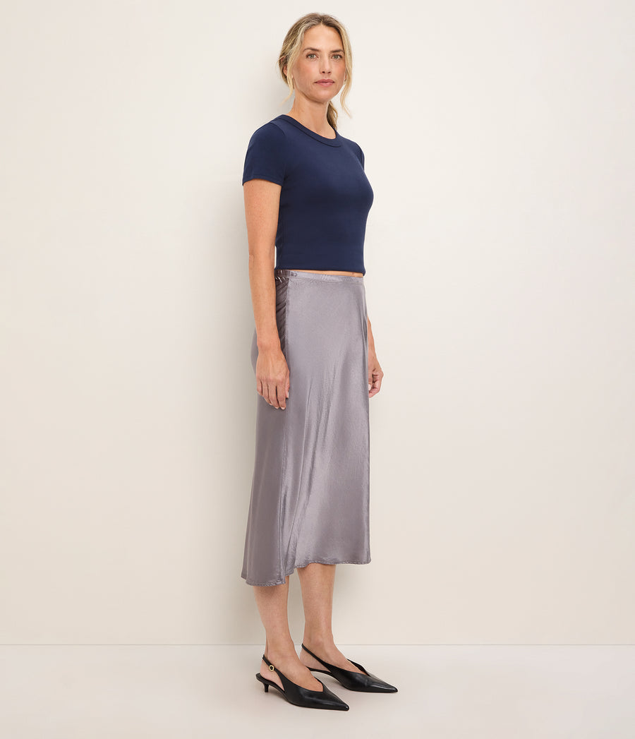 Leila Bias Midi Skirt