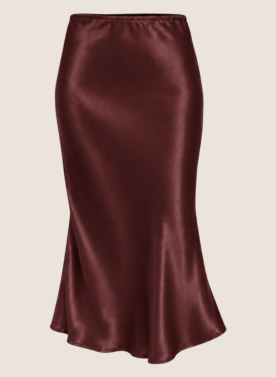 Leila Bias Midi Skirt