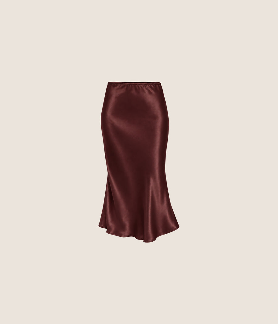 Leila Bias Midi Skirt