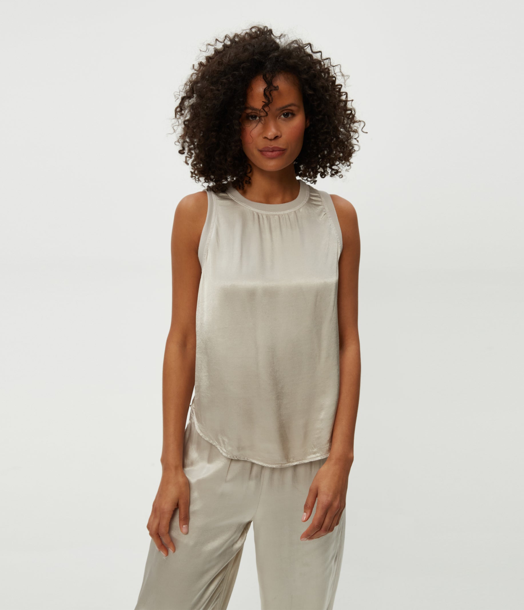 Shay Satin Tank Shay Satin Tank