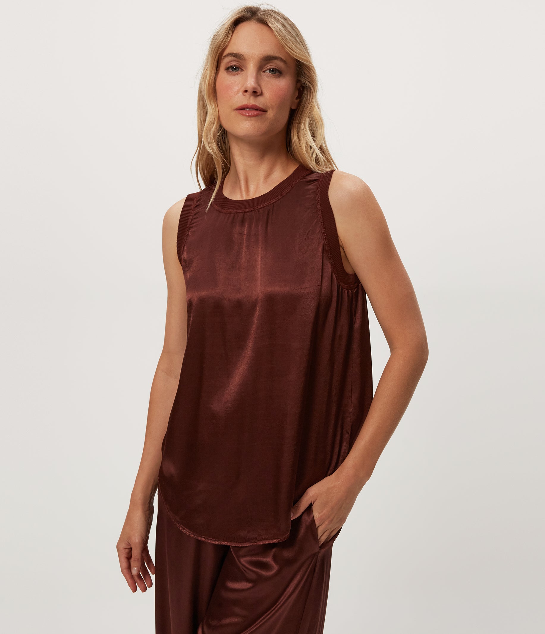 Shay Satin Tank