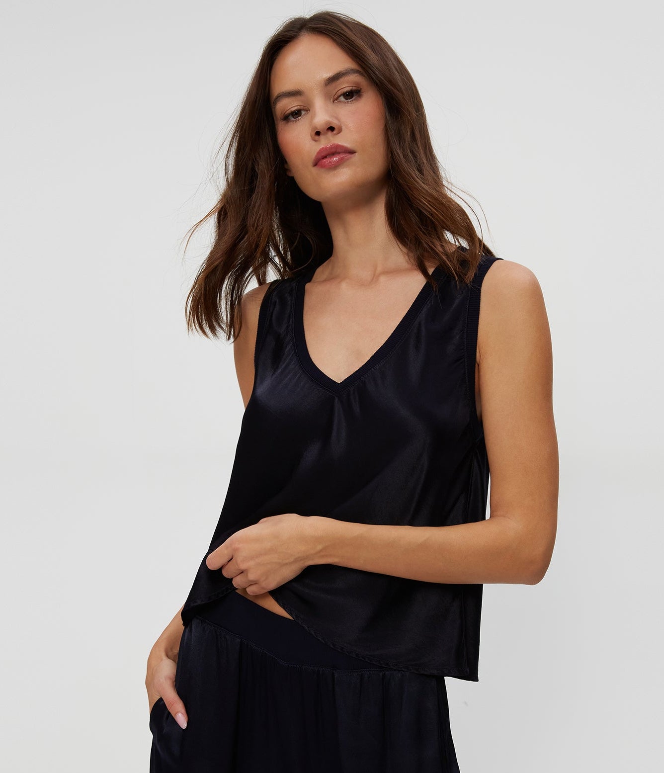 Michael Stars Liz -Neck Tank Michael Stars Liz -Neck Tank