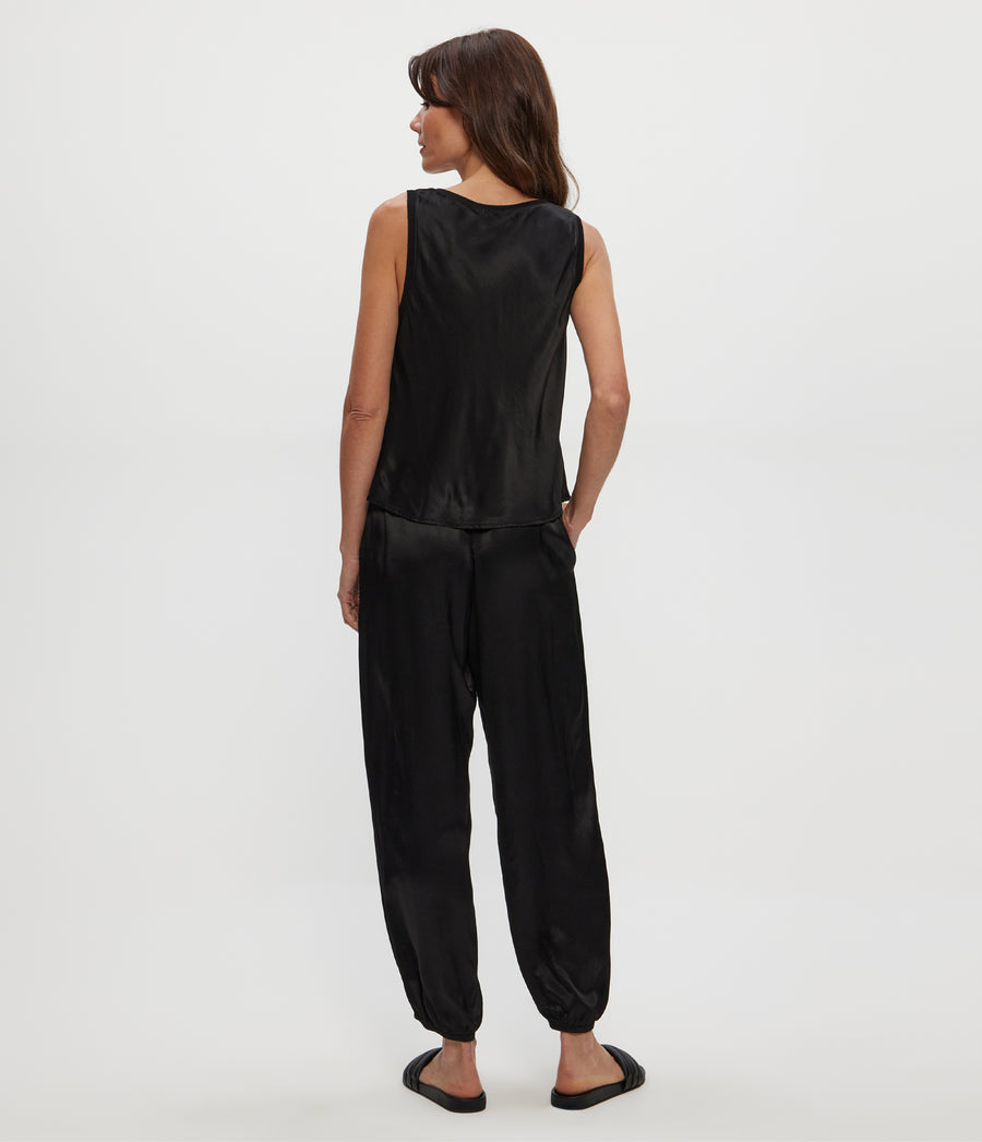 PIXIE JOGGER in Black  Back View #BLACK