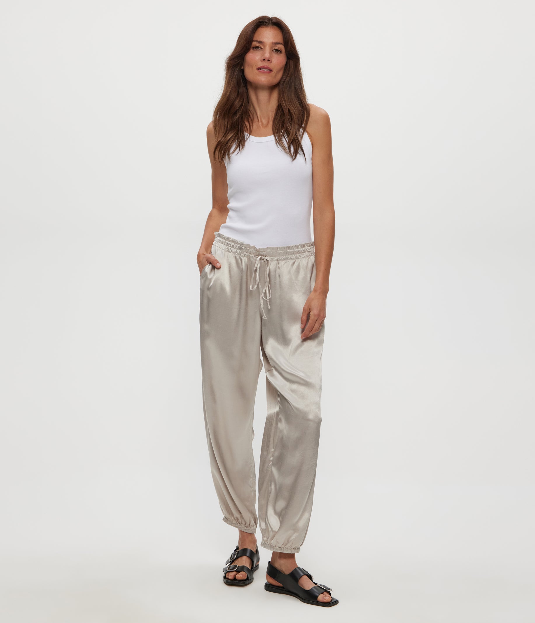 Pixie Satin Jogger
