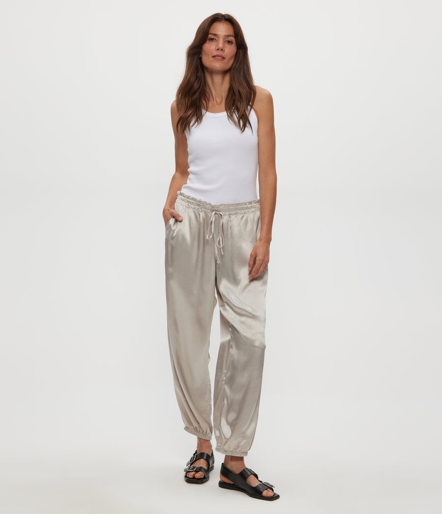 PIXIE JOGGER in Cement  Full Body View #CEMENT