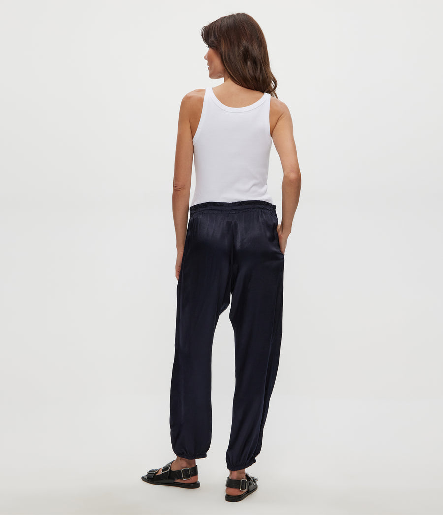 PIXIE JOGGER in Nocturnal Blue Back View #NOCTURNAL