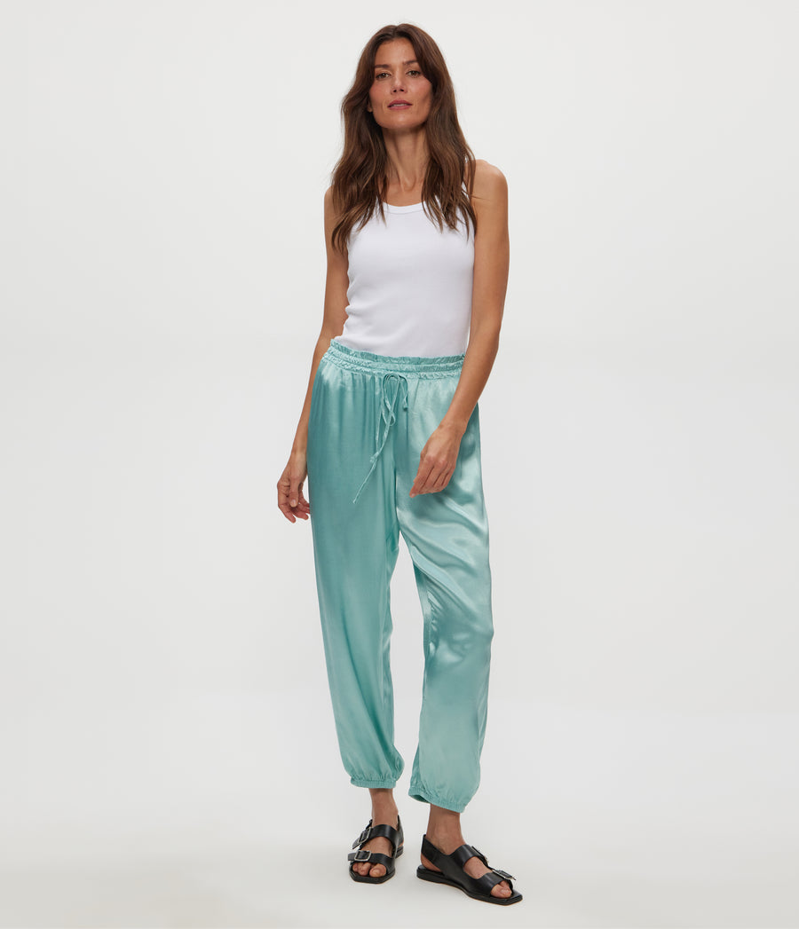 PIXIE JOGGER in SERENE BLUE Full Body View #SERENE