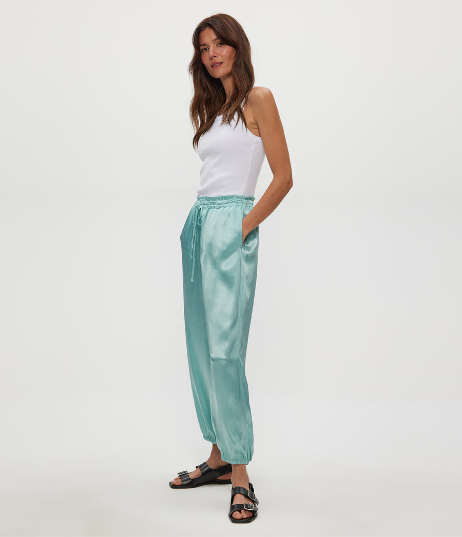 PIXIE JOGGER in SERENE BLUE Side View #SERENE