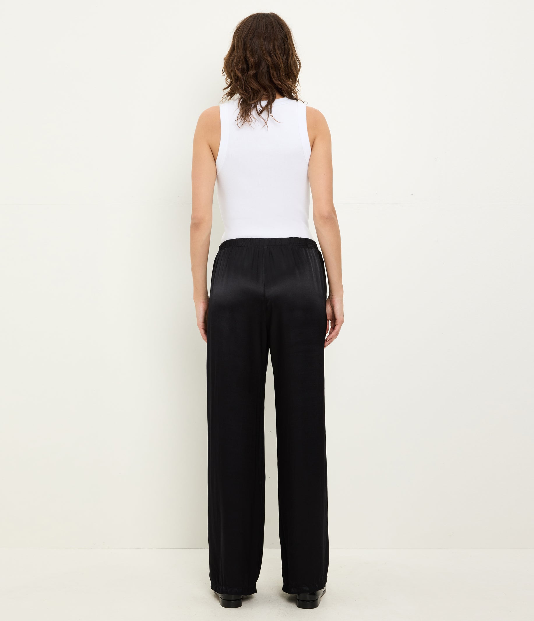 Jacqueline Satin Drawstring Pant