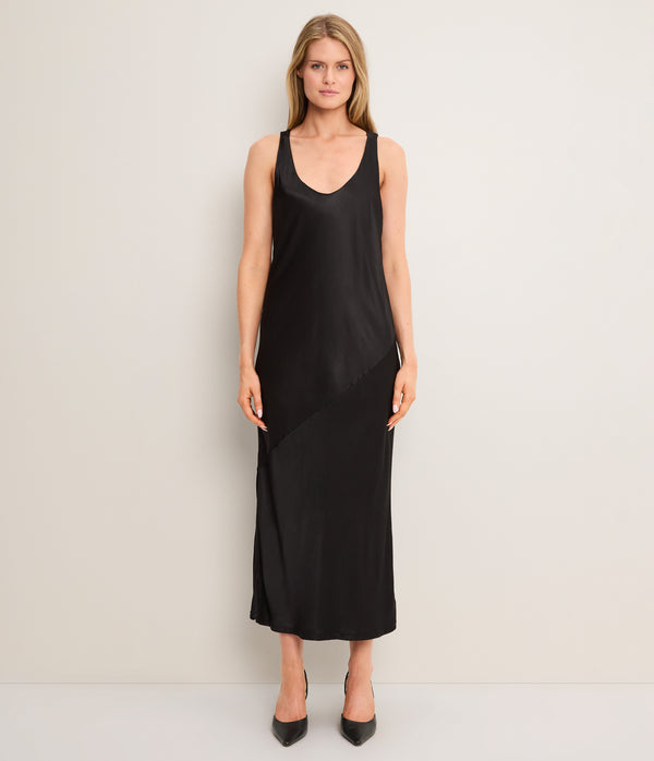 Ivana Satin Column Dress