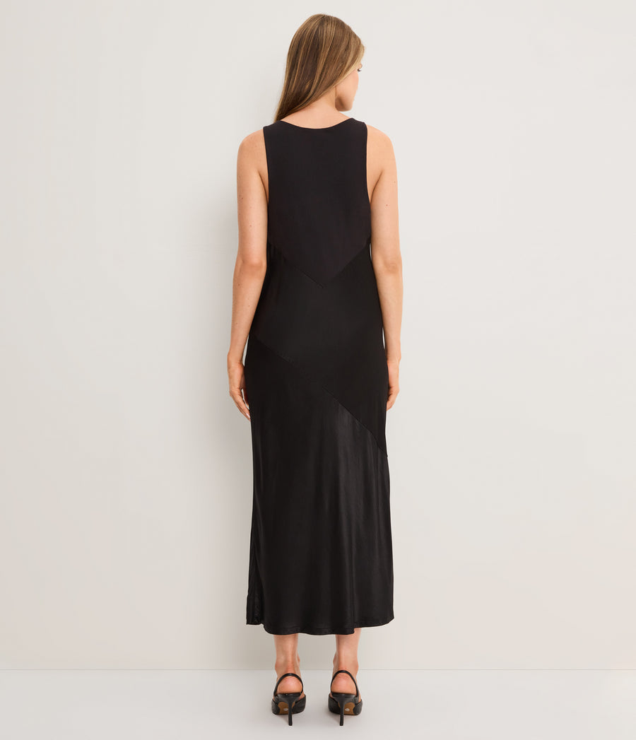 Ivana Satin Column Dress