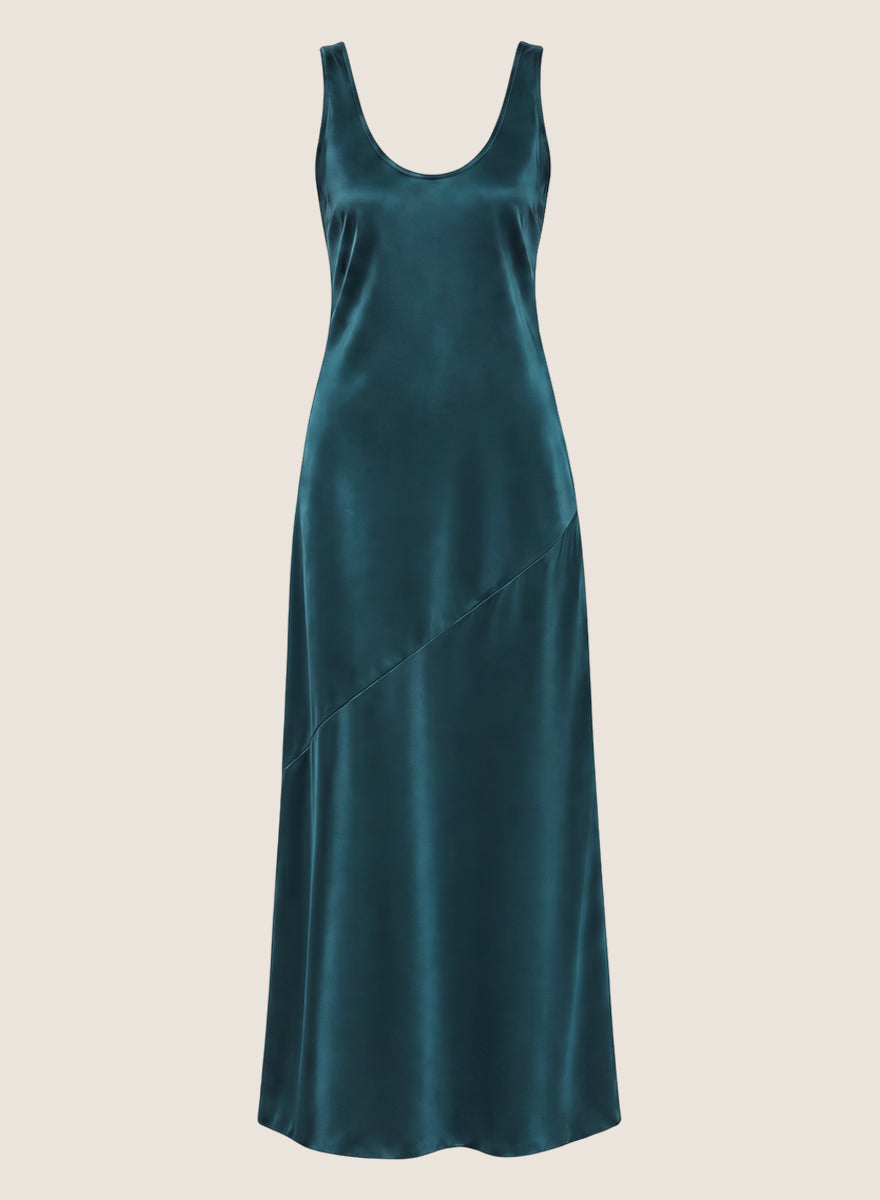 Ivana Satin Column Dress