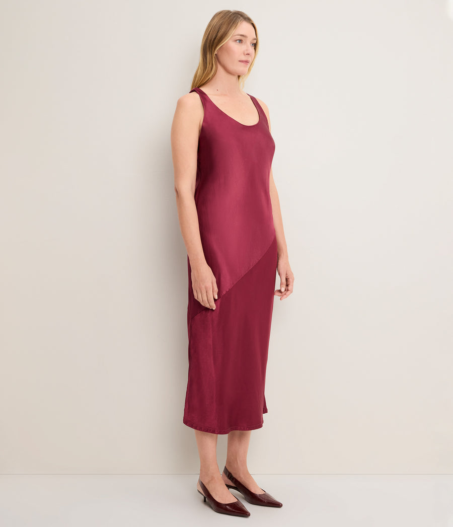 Ivana Satin Column Dress
