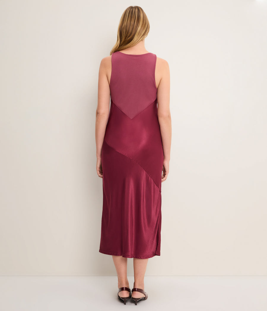Ivana Satin Column Dress