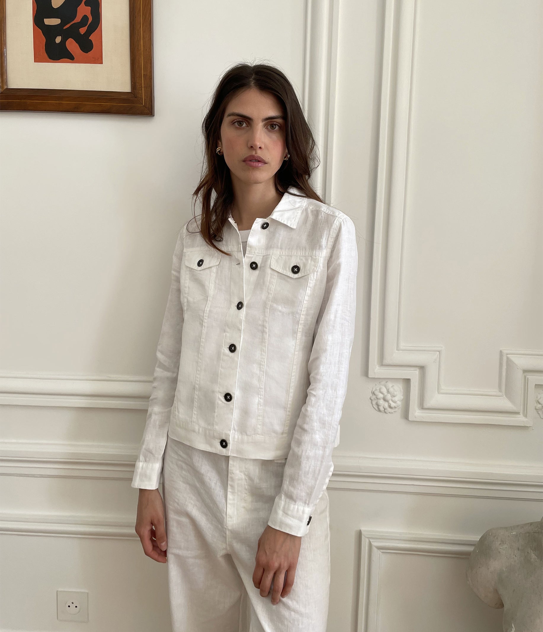 Jean Linen Jacket Jean Linen Jacket
