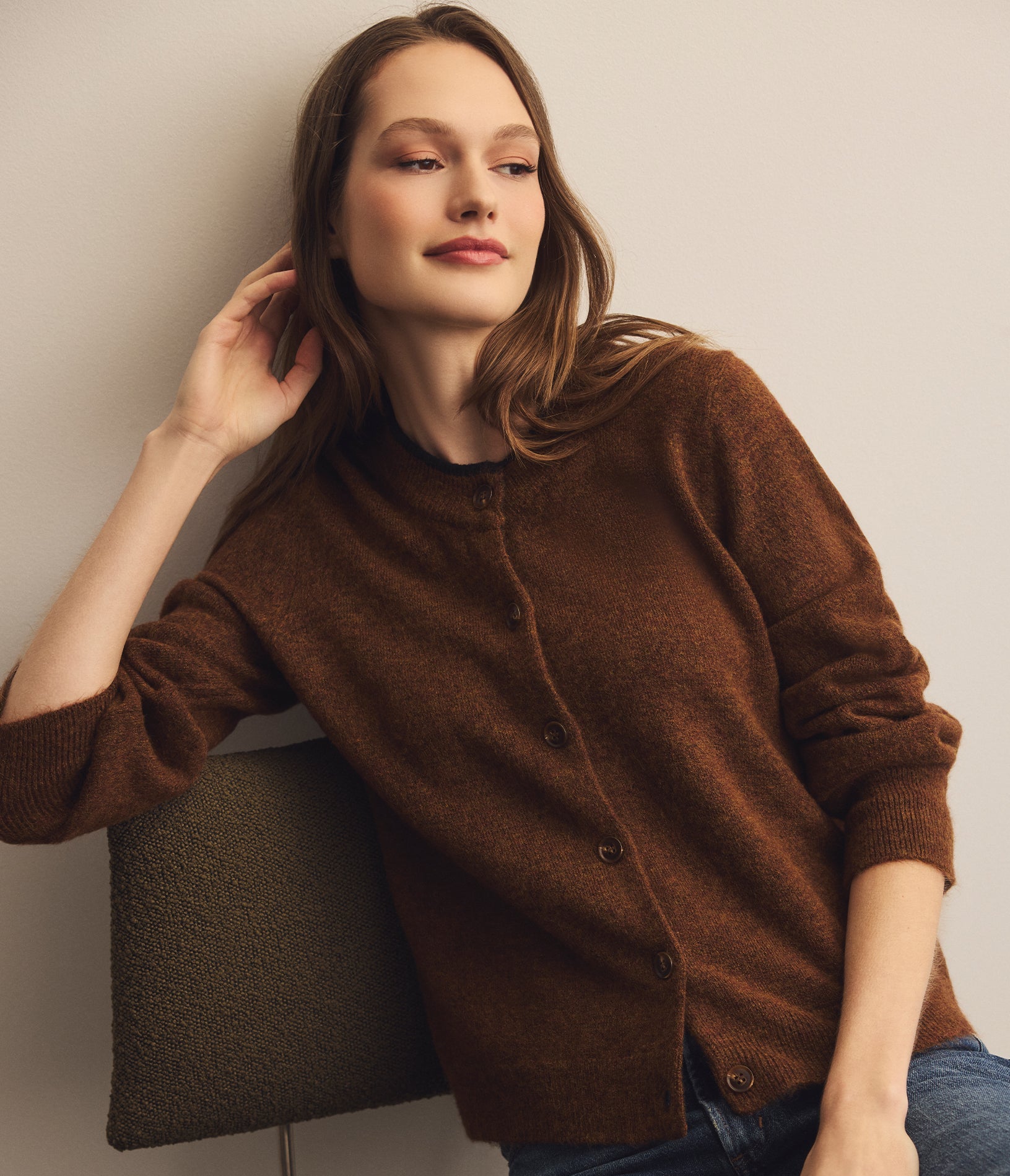 Parson Crewneck Cardigan